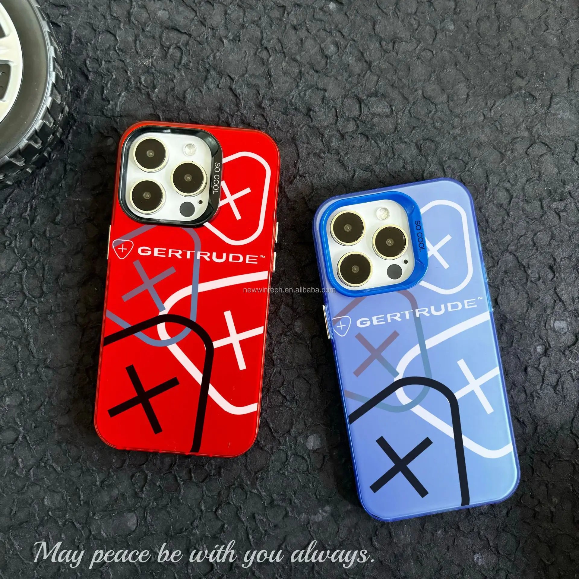 Stylish New Personalized Gertrude Phone Case for iPhone 17 Air 16 15 14 13 Pro Max Fashionable Colorful Mobile Phone Cover