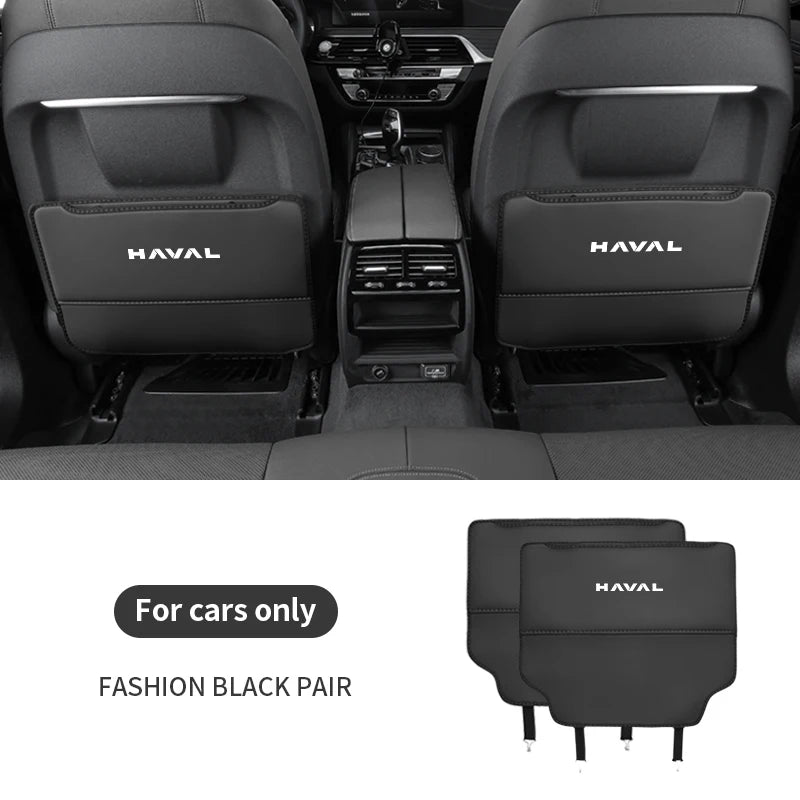 For HAVAL Dargo H6 JOLION HEV H3 H4 H2 F7 F7X H9 H5 M4 Great Wall Car Seat Back Storage Rear Anti-Wear Backrest Anti-kick Pad