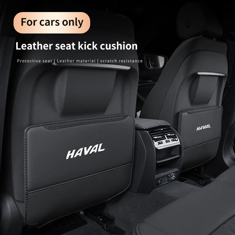 For HAVAL Dargo H6 JOLION HEV H3 H4 H2 F7 F7X H9 H5 M4 Great Wall Car Seat Back Storage Rear Anti-Wear Backrest Anti-kick Pad