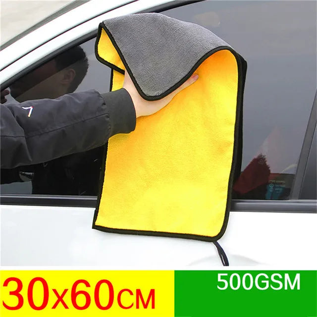 60X90Microfiber Towels Car Washing Towel Microfiber 600GSM Auto Extra Soft Rag Car Care Cleaning Drying Cloth Professional Grade
