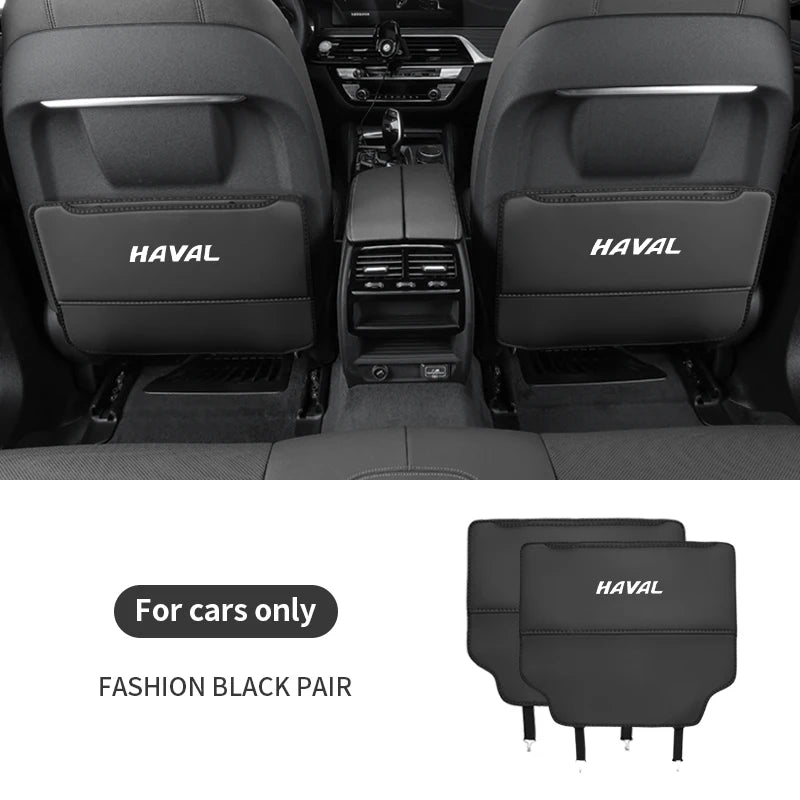 For HAVAL Dargo H6 JOLION HEV H3 H4 H2 F7 F7X H9 H5 M4 Great Wall Car Seat Back Storage Rear Anti-Wear Backrest Anti-kick Pad