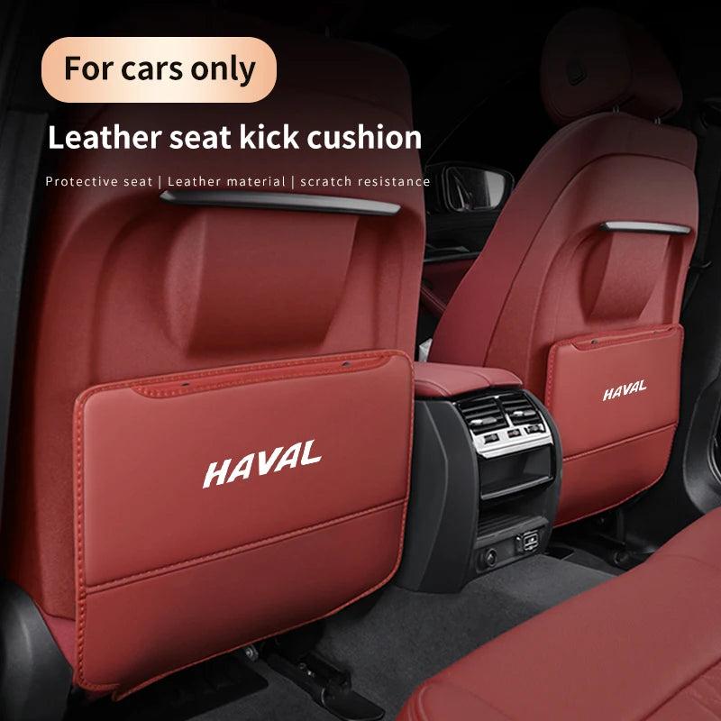 For HAVAL Dargo H6 JOLION HEV H3 H4 H2 F7 F7X H9 H5 M4 Great Wall Car Seat Back Storage Rear Anti-Wear Backrest Anti-kick Pad