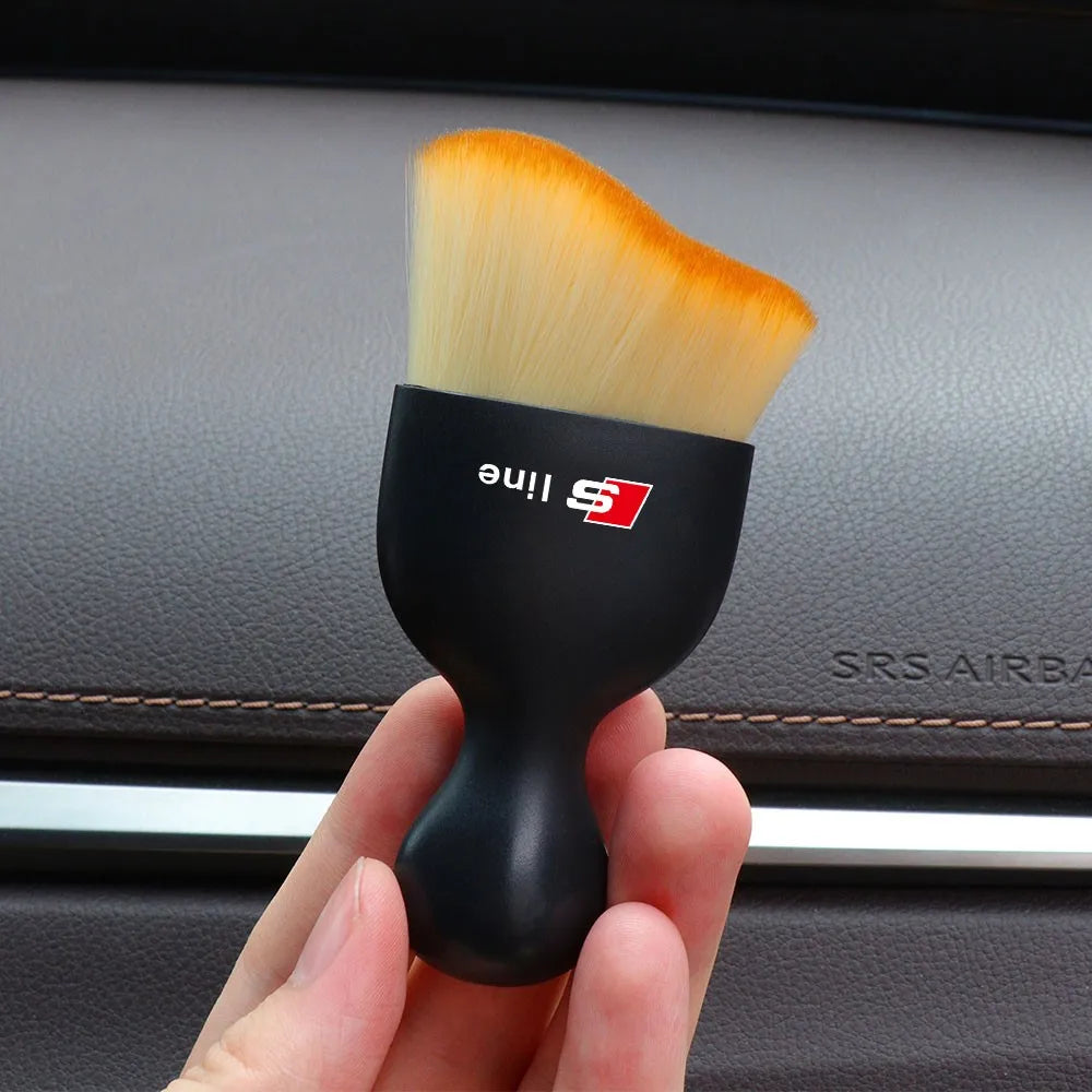 Car Interior Dust Sweeping Soft Brush Car Washing Tool For Audi Sline TT A1 A2 A3 A4 A5 A6 A7 A8 B5 B6 B7 B8 C5 C6 C7 Q2 Q3 TT
