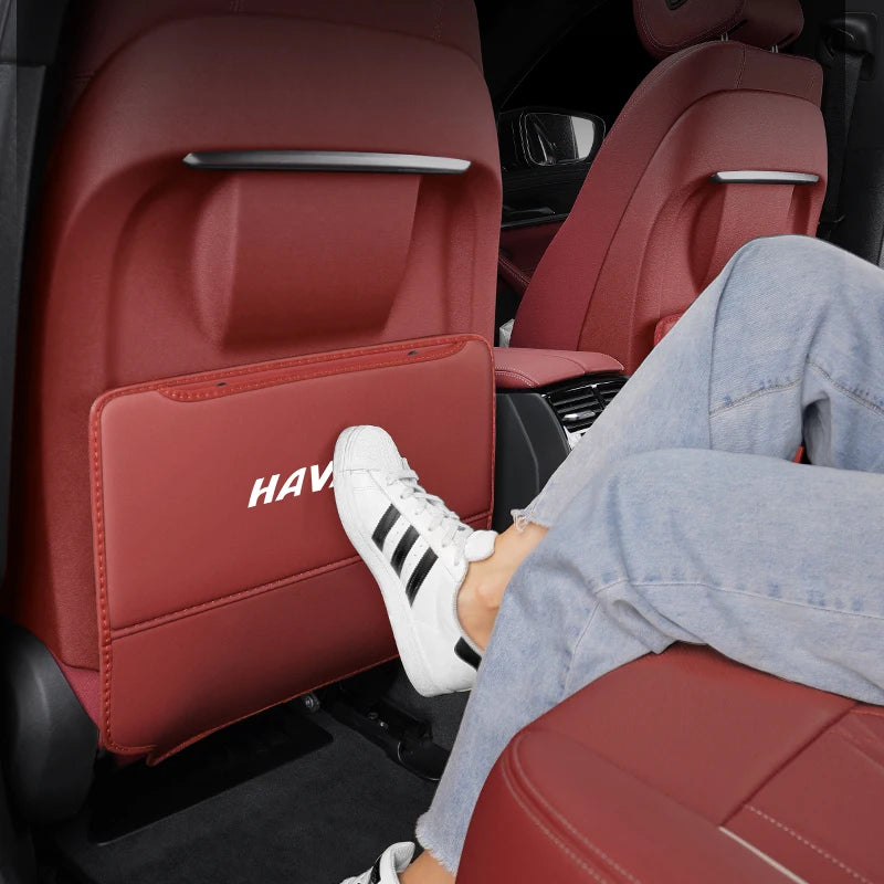 For HAVAL Dargo H6 JOLION HEV H3 H4 H2 F7 F7X H9 H5 M4 Great Wall Car Seat Back Storage Rear Anti-Wear Backrest Anti-kick Pad